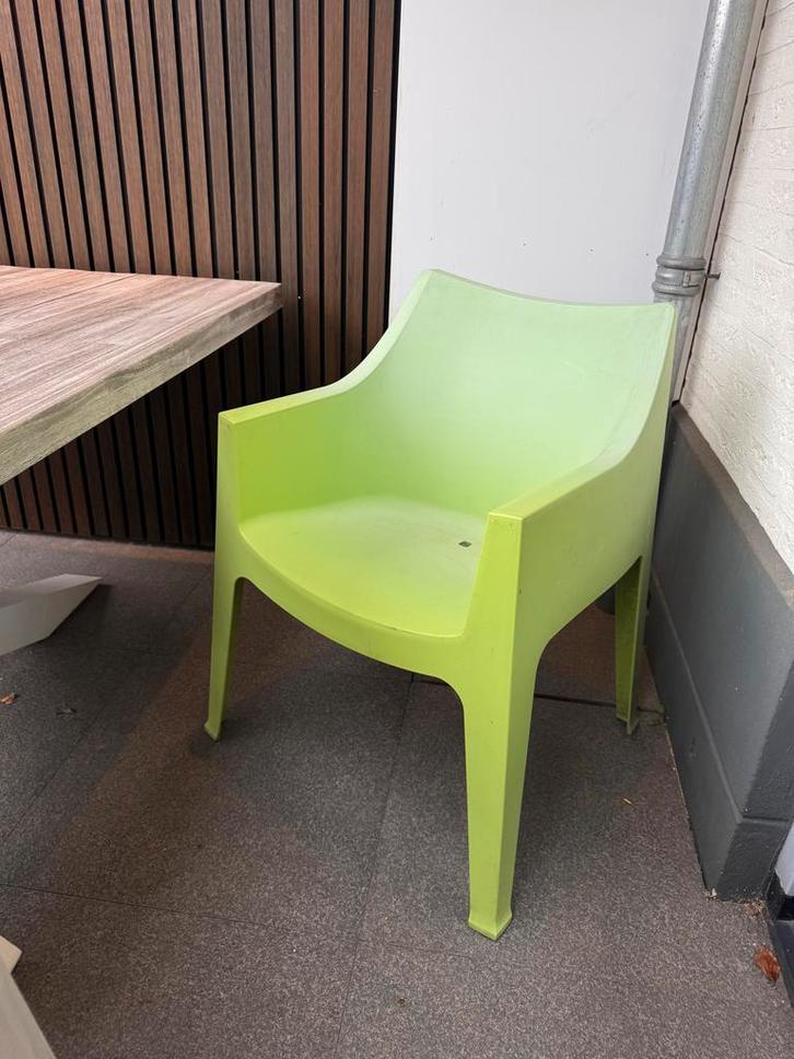 4 Kunststof Tuinstoelen (20 euro per stuk), Tuin en Terras, Tuinstoelen, Gebruikt, Kunststof, Ophalen