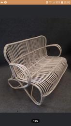 Rieten bankje, Ophalen, Gebruikt, Rotan