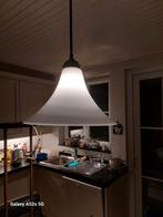 Mooie hanglamp met glazen kap, Ophalen, Klassiek, Zo goed als nieuw, Glas