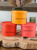 Tupperware rondix 3x1,1l set voorraadbus snoepdoos bewaarbak, Ophalen of Verzenden, Nieuw, Overige typen