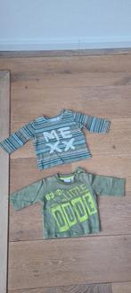 2 shirts lange mouwen (maat 50/56) Mexx, Kinderen en Baby's, Babykleding | Maat 50, Shirtje of Longsleeve, Gebruikt, Ophalen of Verzenden