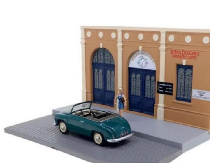 Rosengart Ariette BADHUIS diorama 1/43 serie Utilitaires, Hobby en Vrije tijd, Modelauto's | 1:43, Nieuw, Auto, Overige merken