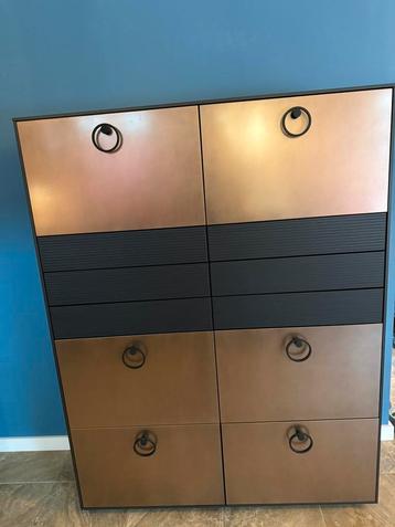 Design kast koper zwart zgan beschikbaar voor biedingen
