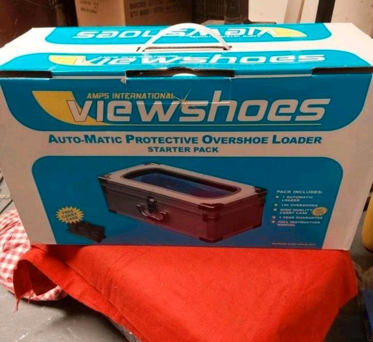 Overschoenen hygiënisch in handig alu meeneemkistje (NIEUW)., Doe-het-zelf en Verbouw, Veiligheidskleding, Ophalen of Verzenden
