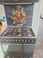 Smeg gasfornuis 6 pits, inclusief afzuigkap, Witgoed en Apparatuur, Ophalen, Gebruikt, Hete lucht, 60 cm of meer