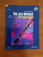 The jazz method for clarinet 1 met cd john o'neill, Muziek en Instrumenten, Bladmuziek, Les of Cursus, Jazz, Ophalen of Verzenden