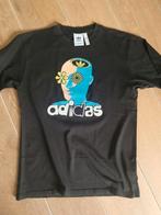 Adidas t-shirt maat S, zwart, in prima staat, Ophalen of Verzenden, Zo goed als nieuw, Zwart