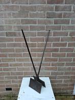 Antiek Wafelijzer - 80cm, Antiek en Kunst, Ophalen of Verzenden