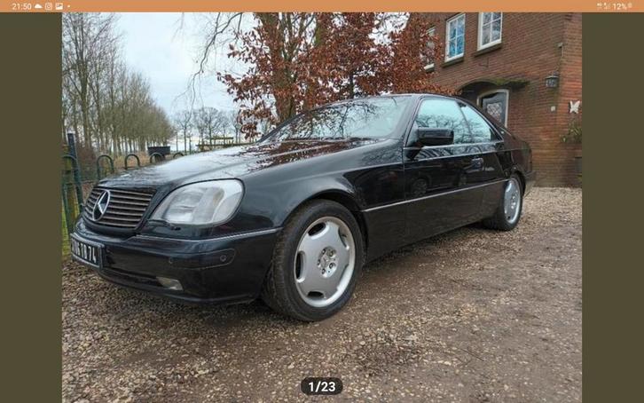 Mercedes CL600 V12 W140 type 2 in unieke staat 1st eigenaar, Auto's, Mercedes-Benz, Bedrijf, S-Klasse, ABS, Adaptieve lichten