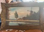 Klassiek Schilderij: Molenlandschap, Ophalen