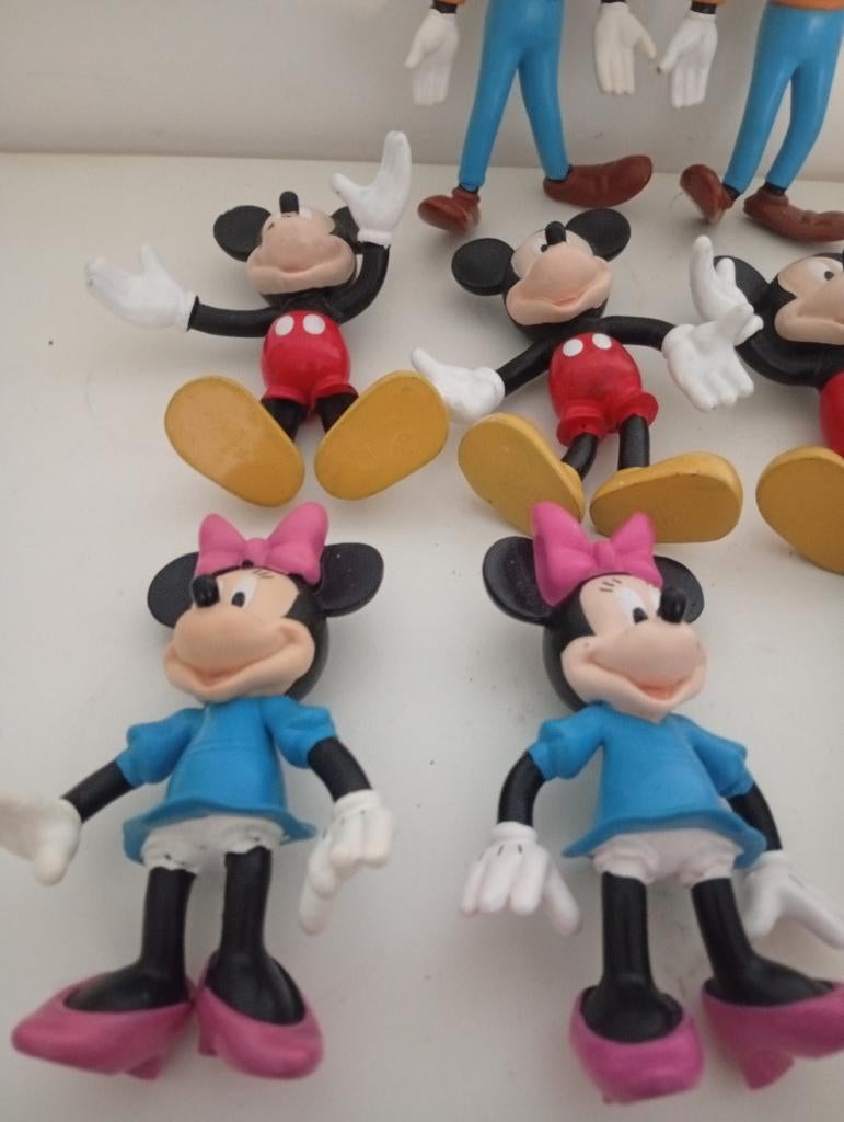 Disney figuren: Donald, Mickey, Minnie, Goofy, Ophalen of Verzenden, Mickey Mouse, Gebruikt, Beeldje of Figuurtje