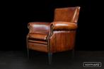 Lounge Atelier fauteuil model Rosan in schaapsleer, Ophalen of Verzenden, Zo goed als nieuw, 75 tot 100 cm, Leer