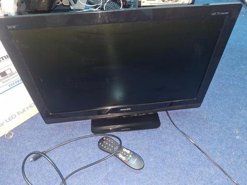 Philips 23" LED TV/Monitor - Inclusief Afstandsbediening, Audio, Tv en Foto, Televisies, Gebruikt, LED, 40 tot 60 cm, Full HD (1080p)
