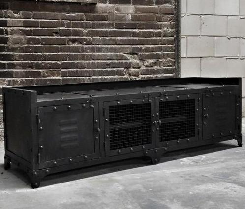 Industriele tv meubels - winkel leegverkoop tot 75% korting, Huis en Inrichting, Kasten | Televisiemeubels, Nieuw, Minder dan 100 cm