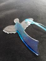 Vintage Gesmolten Glazen Engel Ornament Kerst Hanger, Verzenden, Zo goed als nieuw