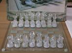 Glazen schaakspel 25x25cm Glass Chess Set, Hobby en Vrije tijd, Gezelschapsspellen | Bordspellen, Ophalen of Verzenden, Zo goed als nieuw