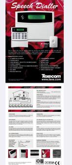 Texecom Spraak kiezer GGA0001, Doe-het-zelf en Verbouw, Overige typen, Nieuw, Ophalen of Verzenden, Alarmoproep bij centrale