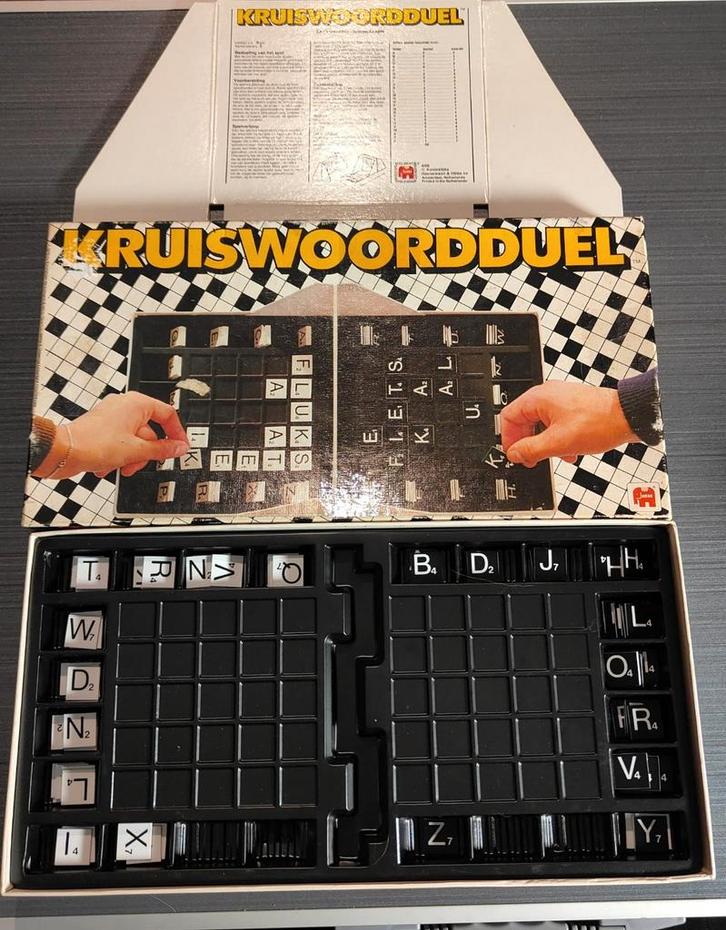 Kruiswoordduel, Jumbo, Hobby en Vrije tijd, Gezelschapsspellen | Bordspellen, Zo goed als nieuw, Ophalen of Verzenden