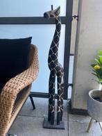 Houten giraffe decoratief, Ophalen, Zo goed als nieuw, Dier