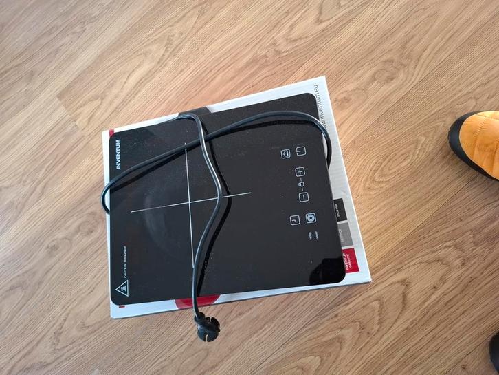 Inventum Inductiekookplaat KI120T - Nieuwstaat!, Witgoed en Apparatuur, Kookplaten, Zo goed als nieuw, Vrijstaand, Inductie, 3 kookzones of minder