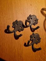 WANDHAAKJES 3X, Wandkapstok, Nieuw, Ophalen of Verzenden, Minder dan 100 cm