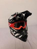 Rode crossbril doorzichtig glas - Nieuw, Motoren, Kleding | Motorhelmen, Ophalen of Verzenden, Nieuw zonder kaartje, Offroadhelm