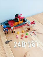 Playmobil 5206 Stoomboot sinterklaas piet en ozosnel, Gebruikt, ., Ophalen of Verzenden, Playmobil