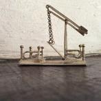 zilveren miniatuur ophaalbrug, Antiek en Kunst, Ophalen of Verzenden, Zilver