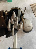 Golf kar stokken ballen kompleet, Sport en Fitness, Ophalen, Zo goed als nieuw, Overige merken
