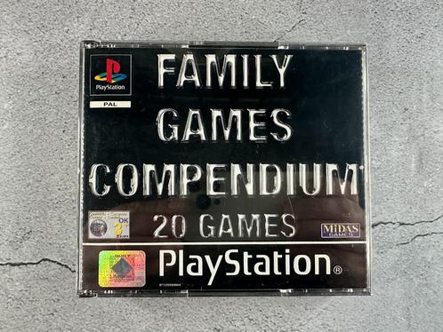 Family Games Compendium 20 games 3 disc Playstation 1 (PS1), Spelcomputers en Games, Games | Sony PlayStation 1, Zo goed als nieuw