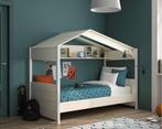 Nairobi huisbed - 90x200 - Wit-kastanje
