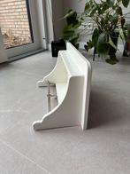 Wandkapstok wit met haken - Nieuw, Nieuw, Minder dan 100 cm, Hout, Ophalen