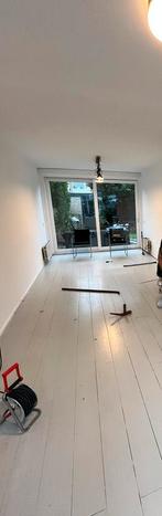 Jatoba parketvloer – voor tweede gebruik +/- 40m2, Gebruikt, 10 m² of meer, 10 tot 30 cm, Hout