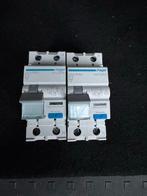 2x Hager ADA916G B16 Aardlekschakelaar, Doe-het-zelf en Verbouw, Elektra en Kabels, Ophalen of Verzenden, Gebruikt, Schakelaar