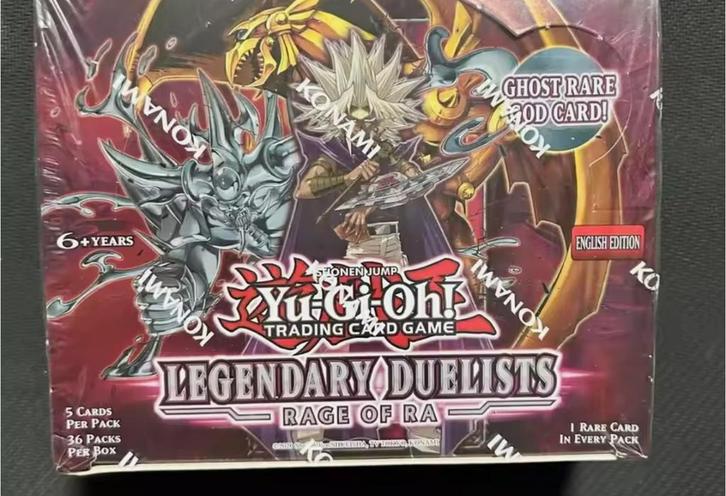 Yu-Yu-Gi-Oh! Legendary Duelists: Rage of Ra Boosterbox 6+, Hobby en Vrije tijd, Verzamelkaartspellen | Overige, Nieuw, Boosterbox