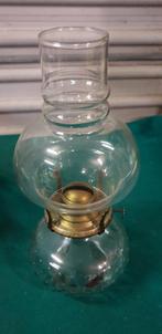 oielamp van glas en messing, Ophalen of Verzenden, 'T Olde Gre-j, Info@toldegrej.nl, Endepoelstraat 20f Didam