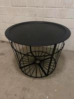 5x bijzettafel / draadmand / verschillende soorten, Minder dan 55 cm, Metaal of Aluminium, Rond, Ophalen of Verzenden