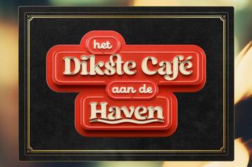 Het Dikste Café Aan De Haven 2 kaarten voor € 40,00 beschikbaar voor biedingen
