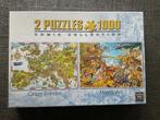 Comic Collection King  2 Puzzels in 1 Doos - Crazy Europa +, Nieuw, Ophalen of Verzenden, 500 t/m 1500 stukjes, Legpuzzel
