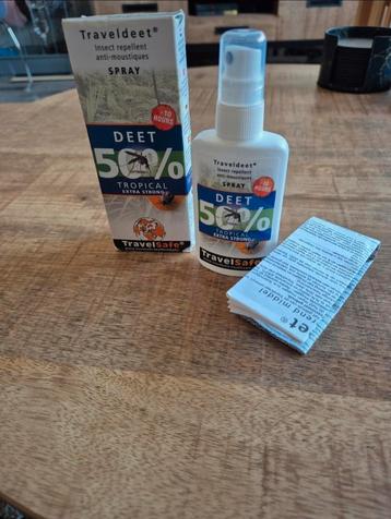Deet 50% tegen tropische muggen NIEUW beschikbaar voor biedingen