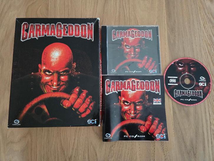 Carmageddon (big box, compleet), Spelcomputers en Games, Games | Pc, Gebruikt, 1 speler, Vanaf 3 jaar, Ophalen of Verzenden