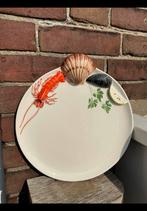 Aardewerken bord voor seafood of fruit de mer of zeevruchten, Huis en Inrichting, Ophalen of Verzenden