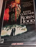 robin hood prince of thieves cnr huur video kevin costner, Cd's en Dvd's, VHS | Film, Actie en Avontuur, Alle leeftijden, Gebruikt