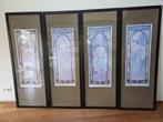 Te koop 4 x fotolijst Ikea zwart, Ophalen, Zo goed als nieuw, 75 cm of meer, 50 tot 75 cm