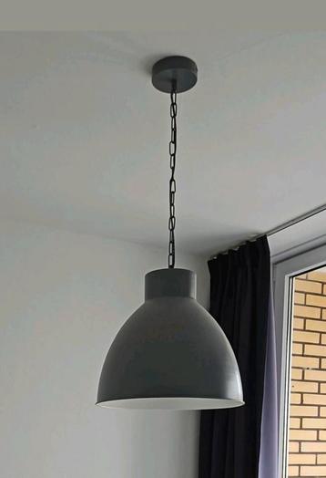Grijze hanglamp - Industrieel design - 40 cm beschikbaar voor biedingen