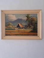 Olieverf schilderij Indonesië, Ophalen