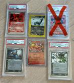 Zeldzame Pokemonkaarten PSA, Ophalen of Verzenden, Zo goed als nieuw, Meerdere kaarten, Foil