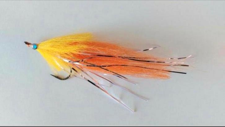 Te koop snoek / snoekbaars streamer #1 Goldfish, Watersport en Boten, Hengelsport | Roofvissen, Nieuw, Overige typen, Verzenden