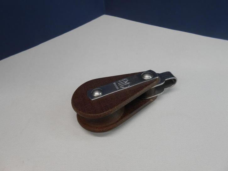 Tufnol blok, katrol, enkelschijfs, 8 - 10 mm, Watersport en Boten, Accessoires en Onderhoud, Gebruikt, Lijn of Blok, Ophalen of Verzenden