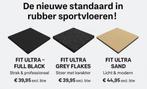 FIT Ultra 20mm rubber sportvloeren hyrox fittness crossfit, Ophalen of Verzenden, Nieuw, Benen